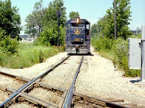 B&O Coal Train at Center Street Bay City